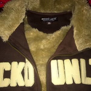 Ecko fur coat